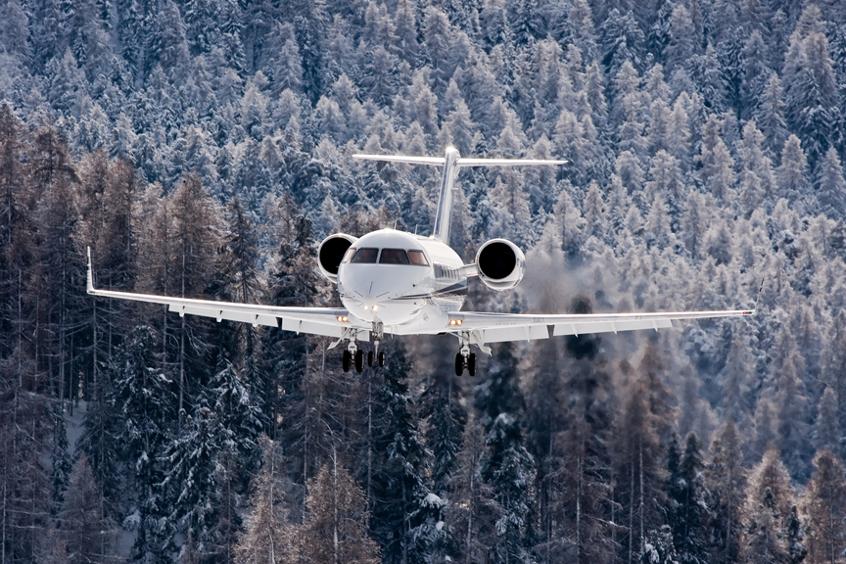 Winter in the Alps with Private-Jets-Hire.com